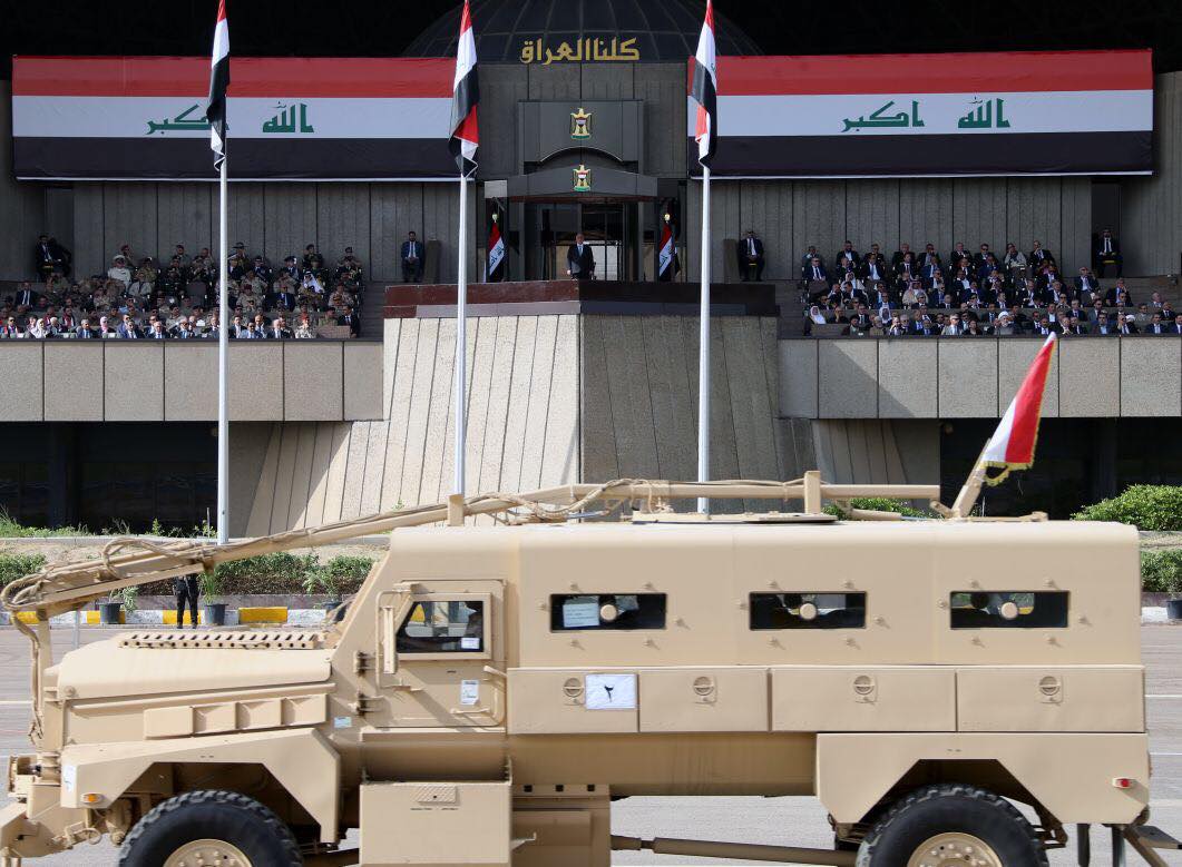 Iraq celebrates victory over the Islamic State (IS)  with a military parade in Baghdad, July 15, 2017. (Photo: Iraqi Prime Minister’s Press Office)